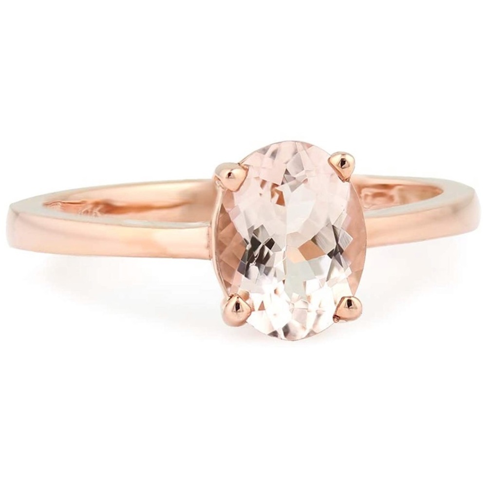 10k Natural Morganite Ring